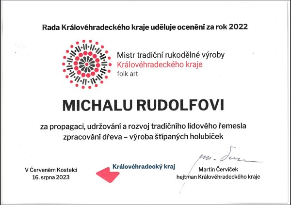Výroba štípaných holubiček